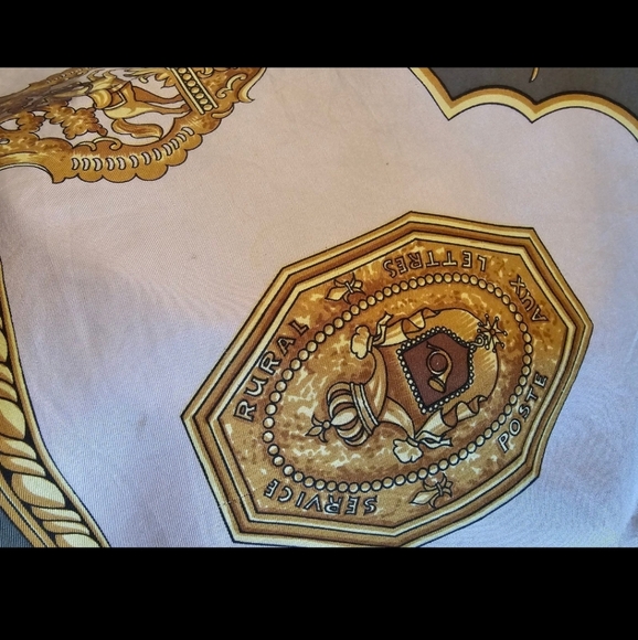 CELINE Paris Large Pure Silk Scarf - Picture 9 of 12